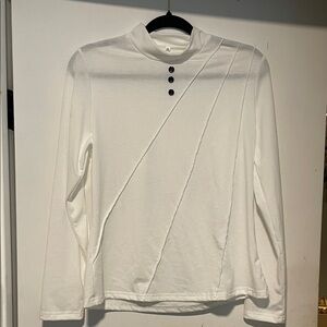 White Long Sleeve Women’s Shirt